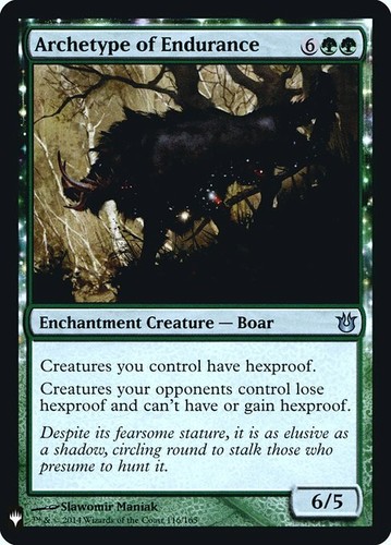 Mtg archetype endurance - of,