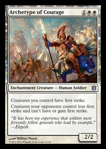 Mtg archetype courage exc - mtg,